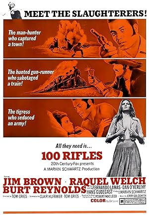Cover image of the movie 100 Rifles (1969)