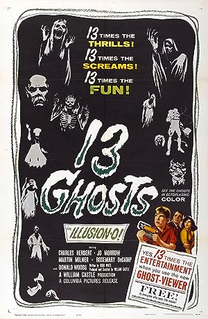 Cover image of the movie 13 Ghosts (1960)