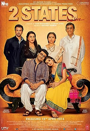 Cover image of the movie 2 States (2014)