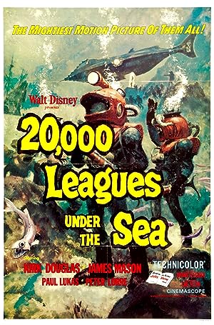 Cover image of the movie 20,000 Leagues Under the Sea (1954)