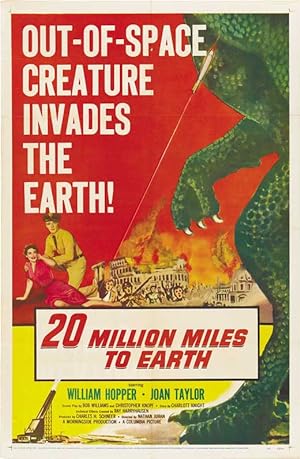 Cover image of the movie 20 Million Miles to Earth (1957)