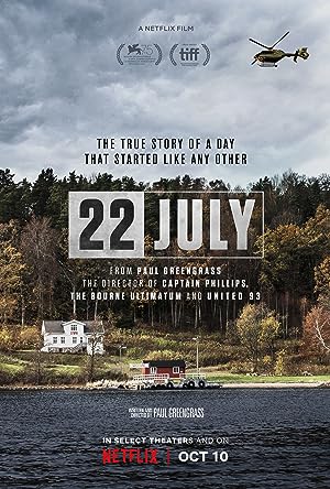 Cover image of the movie 22 July (2018)