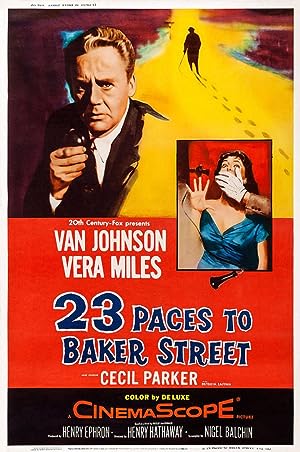 Cover image of the movie 23 Paces to Baker Street (1956)