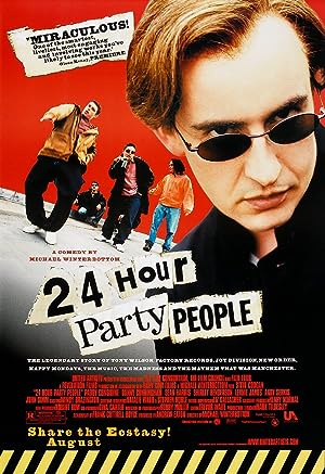 Cover image of the movie 24 Hour Party People (2002)