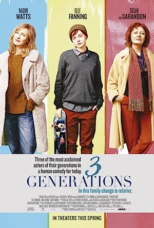 Cover image of the movie 3 Generations (2015)