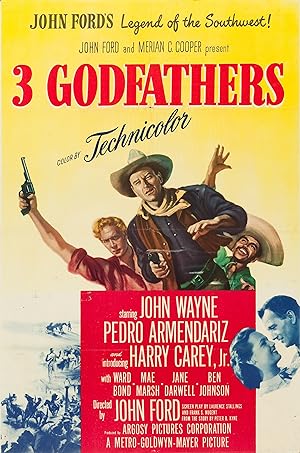Cover image of the movie 3 Godfathers (1948)