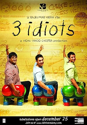 Cover image of the movie 3 Idiots (2009)