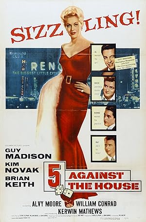 Cover image of the movie 5 Against the House (1955)