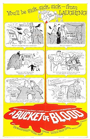 Cover image of the movie A Bucket of Blood (1959)