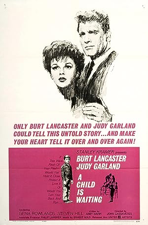 Cover image of the movie A Child Is Waiting (1963)