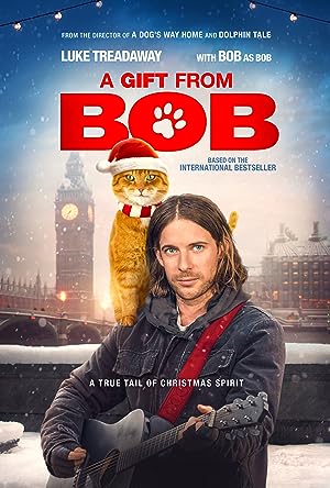 Cover image of the movie A Christmas Gift from Bob (2020)