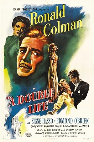 Cover image of the movie A Double Life (1947)