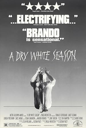 Cover image of the movie A Dry White Season (1989)