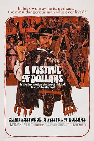 Cover image of the movie A Fistful of Dollars (1964)