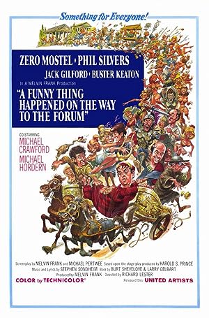 Cover image of the movie A Funny Thing Happened on the Way to the Forum (1966)