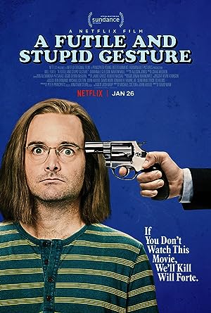 Cover image of the movie A Futile and Stupid Gesture (2018)