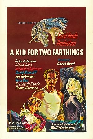 Cover image of the movie A Kid for Two Farthings (1955)