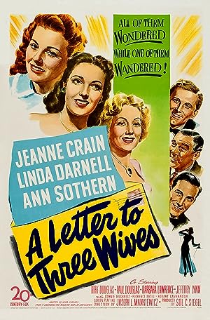 Cover image of the movie A Letter to Three Wives (1949)