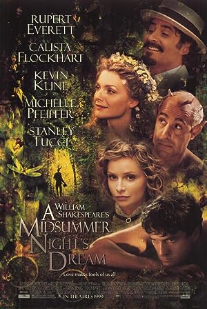 Cover image of the movie A Midsummer Night's Dream (1999)