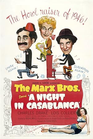 Cover image of the movie A Night in Casablanca (1946)