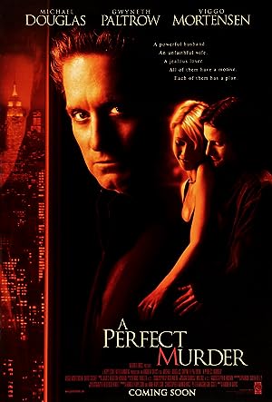 Cover image of the movie A Perfect Murder (1998)