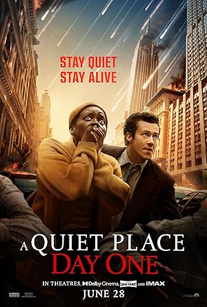 Cover image of the movie A Quiet Place: Day One (2024)