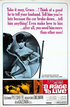 Cover image of the movie A Rage to Live (1965)