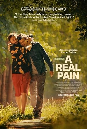 Cover image of the movie A Real Pain (2024)