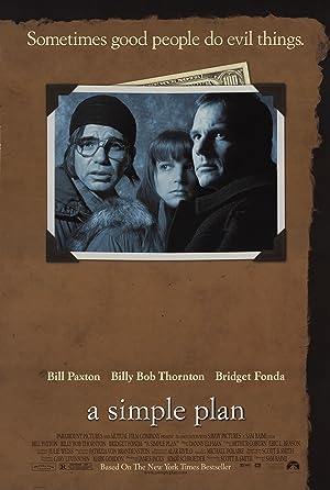 Cover image of the movie A Simple Plan (1998)