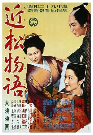 Cover image of the movie A Story from Chikamatsu (1954)