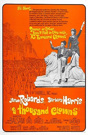 Cover image of the movie A Thousand Clowns (1965)