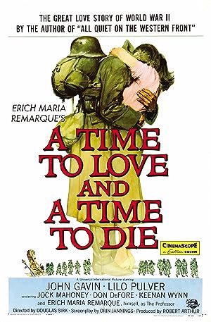 Cover image of the movie A Time to Love and a Time to Die (1958)