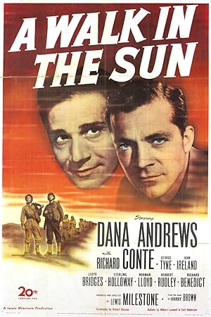 Cover image of the movie A Walk in the Sun (1945)