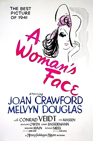 Cover image of the movie A Woman's Face (1941)