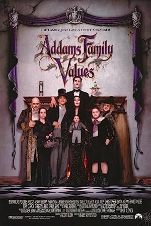 Cover image of the movie Addams Family Values (1993)
