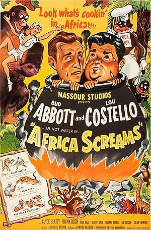 Cover image of the movie Africa Screams (1949)