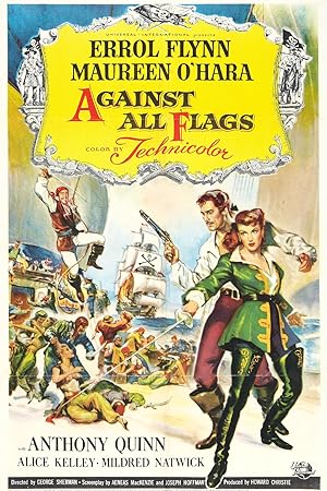 Cover image of the movie Against All Flags (1952)