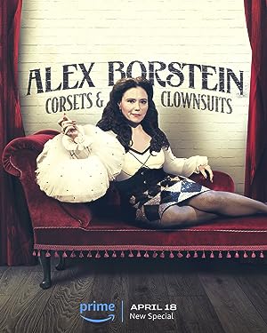 Cover image of the movie Alex Borstein: Corsets & Clown Suits (2023)