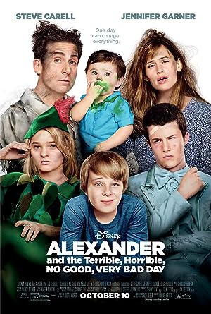Cover image of the movie Alexander and the Terrible, Horrible, No Good, Very Bad Day (2014)