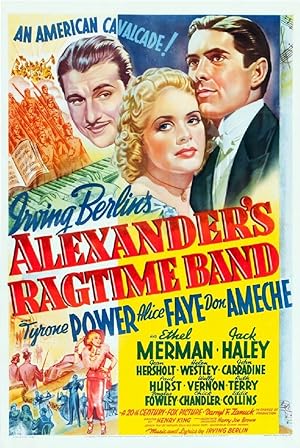 Cover image of the movie Alexander's Ragtime Band (1938)