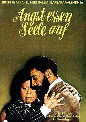 Cover image of the movie Ali: Fear Eats the Soul (1974)