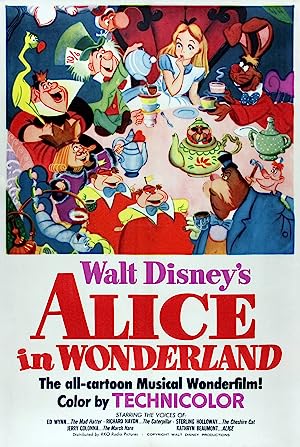 Cover image of the movie Alice in Wonderland (1951)