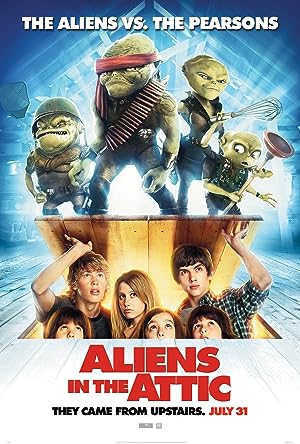 Cover image of the movie Aliens in the Attic (2009)