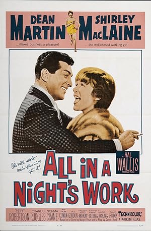 Cover image of the movie All in a Night's Work (1961)