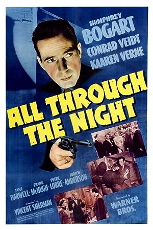 Cover image of the movie All Through the Night (1942)