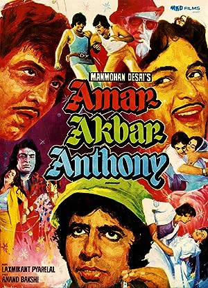 Cover image of the movie Amar Akbar Anthony (1977)