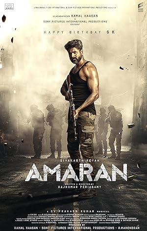 Cover image of the movie Amaran (2024)