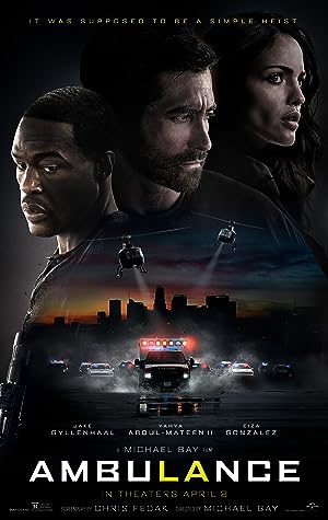 Cover image of the movie Ambulance (2022)