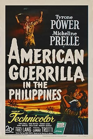 Cover image of the movie American Guerrilla in the Philippines (1950)