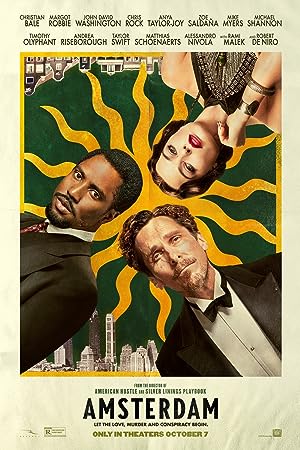 Cover image of the movie Amsterdam (2022)